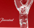 BACCARAT - Angelot en cristal, signé, H 