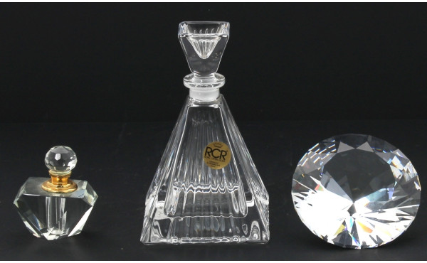 LANCEL - Flacon conique en cristal RCR, 