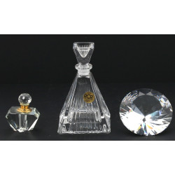 LANCEL - Flacon conique en cristal RCR, 