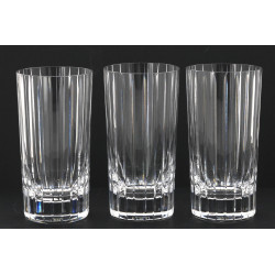 BACCARAT - 5 verres à orangeade en crist