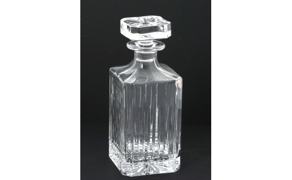 Carafe à whisky avec bouchon en cristal 