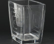 Vase en cristal style Art Déco, H 15 x L