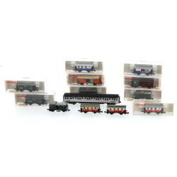 TRAIN échelle N - Lot de différents wago
