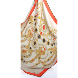 MUST de CARTIER - Carré en soie décor jo