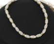Collier en perles d'eau douce blanches, 
