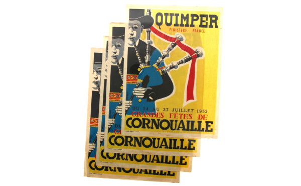 FETES DE CORNOUAILLE - 5 affichettes " 2
