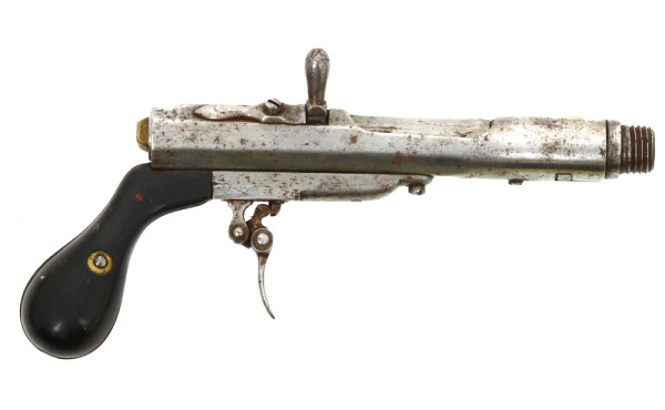 Pistolet à percussion (élément de canne 