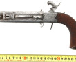 Pistolet à percussion anglais à double c