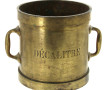 DECALITRE - Mesure à deux anses en bronz
