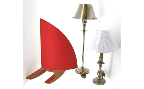 Thème MARINE - Lampe en teck en forme de