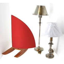 Thème MARINE - Lampe en teck en forme de