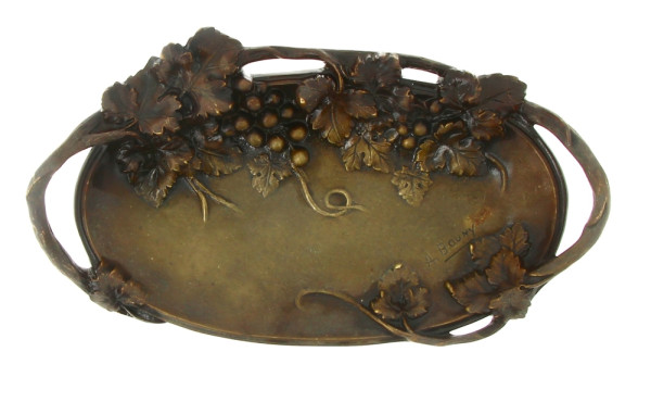 A. BOUNY (XIXè-Xxè) - Grand vide-poche e