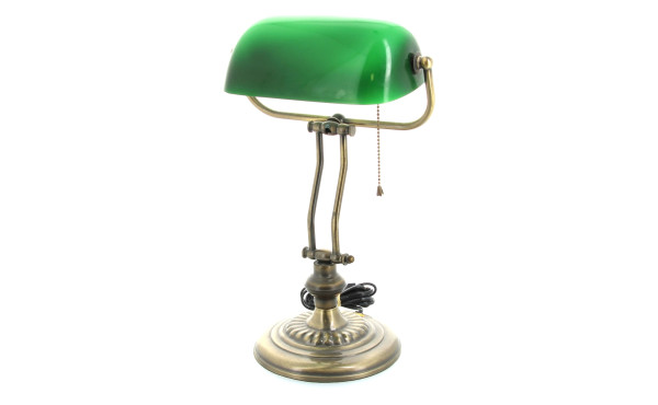 LAMPE de bureau style lampe de banguier 