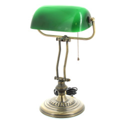 LAMPE de bureau style lampe de banguier 