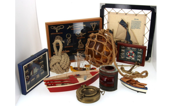 Thème MARINE - Lot d'objets décoratifs t