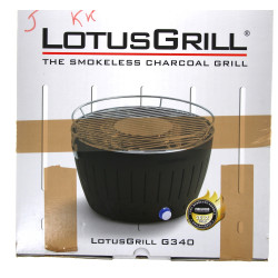 LOTUSGRILL G340 - Barbecue de table fonc