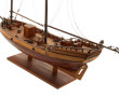 Maquette de voilier 2 mâts armé de 6 can