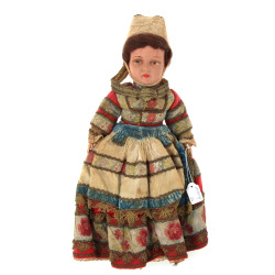 QUIMPER - Poupée ancienne portant la coi