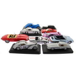 BURAGO - 10 voitures en métal (petits ma
