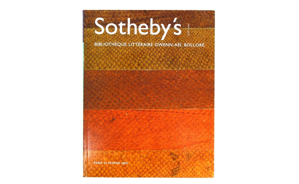 BIBLIOPHILIE - Catalogue de la Bibliothè