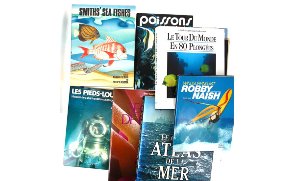 Thème MER et POISSONS - Lot de 7 ouvrage