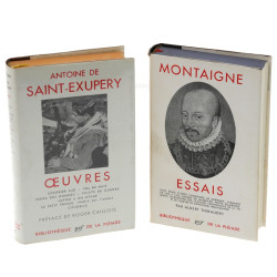 LA PLEIADE - 2 livrres: SAINT EXUPERY "Œ