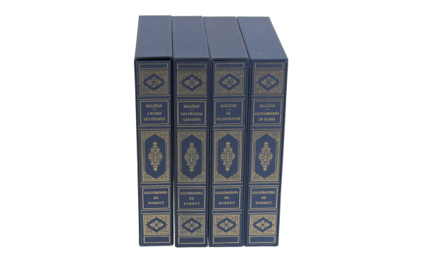DUBOUT - MOLIÈRE. 4 volumes, Paris, Imp