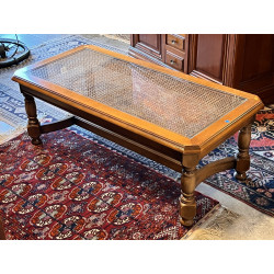 Table basse rectangulaire en bois fruiti