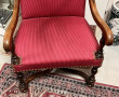 Fauteuil à haut dossier de style Louis X