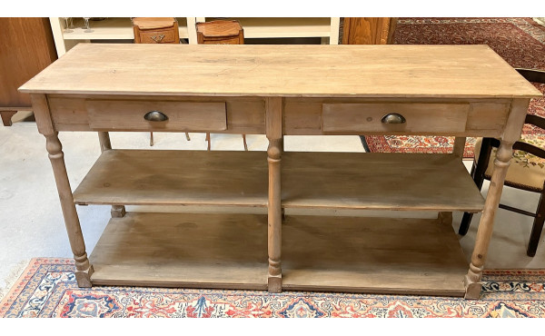 Console moderne style meuble de drapier 