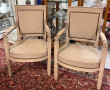 Paire de fauteuils anciens style Directo