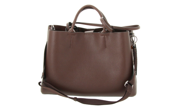 Sac à main cuir brun