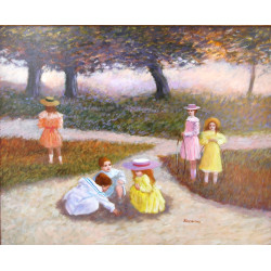 Jean BOCCACINO (Xxème) "Le jeu de billes