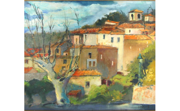 Alain GRAVIE (Xxè-XXIè) "Petit village d