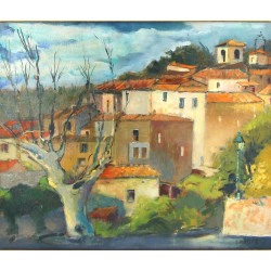 Alain GRAVIE (Xxè-XXIè) "Petit village d