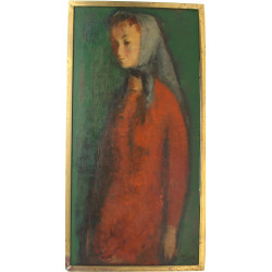 Rafael TONA (1903-1987) "Femme en robe r