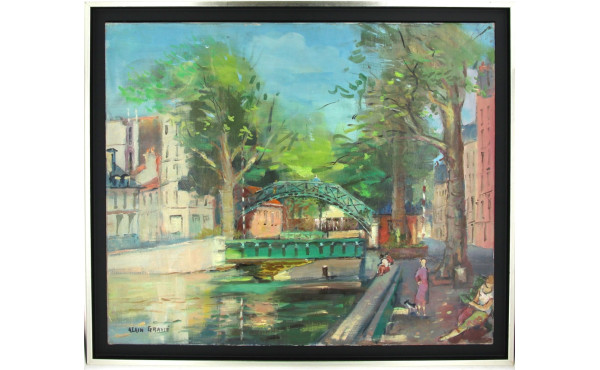 Alain GRAVIE (Xxè-XXIè) "Le canal Saint 