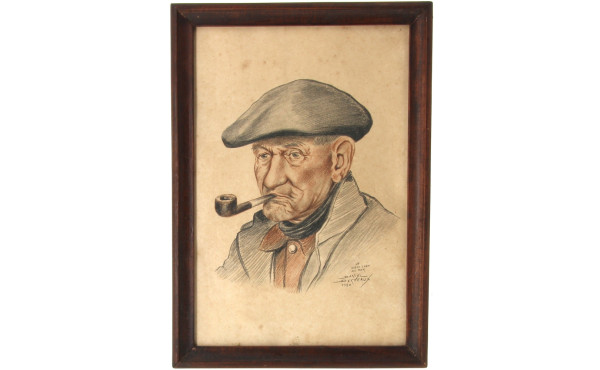 Daniel DERVEAUX "Un vieux loup de mer" (