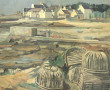 Marcel DULIEU (Xxème) "Lesconil", huile 