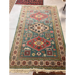 Tapis en laine points noués dans les ton