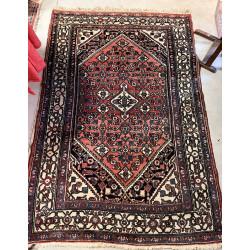 Tapis iranien en laine points noués dans