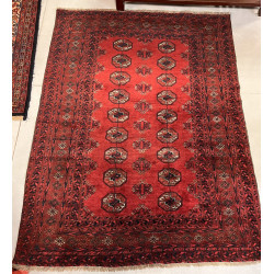 Tapis Boukhara ancien en laine points no