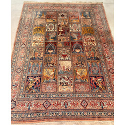 Important tapis iranien en laine points 