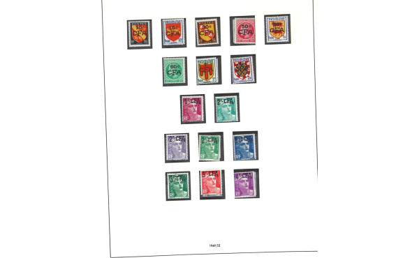 REUNION CFA depuis 1949 jusqu'à 1974 - B