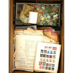 LOT DECOUVERTE à trier - Carton de TIMBR