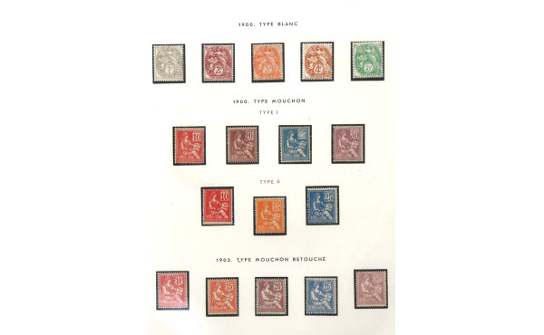 France - du n° 107 au 118 et du 124 au 1