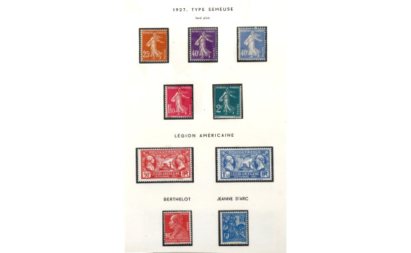 France - plusieurs séries: n° 235 à 239 