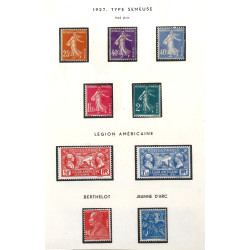 France - plusieurs séries: n° 235 à 239 