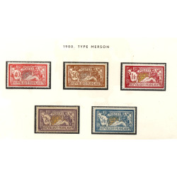 France Merson n° 119 à 123 neufs avec ch