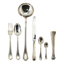 CHRISTOFLE - Ménagère en métal argenté c